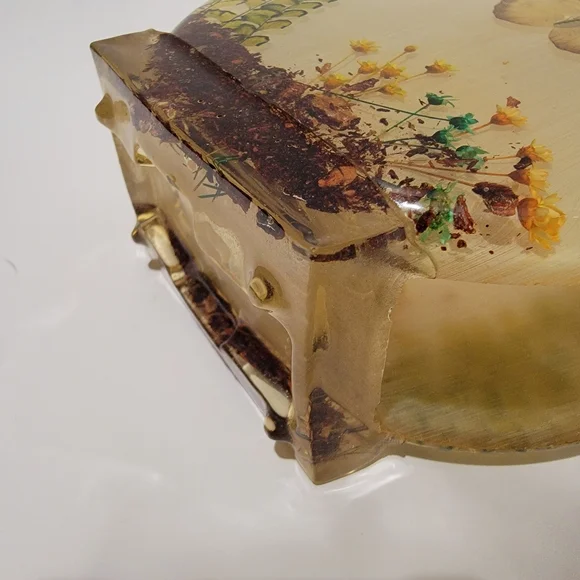 New Designs Inc. MCM Vintage Lucite Butterfly Napkin Or Letter Holder USA - Picture 9 of 13